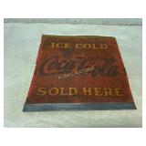 Rusty Coca-Cola Metal Advertising Sign