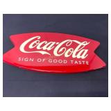 Coca-Cola Metal Advertising Sign
