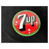 Round Porcelain 7UP Advertising Sign