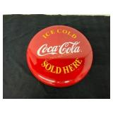 Coca-Cola Painted Metal Advertising Sign