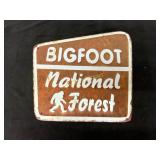 Bigfoot National Forest Metal Sign
