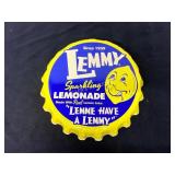 Lemmy Sparkling Lemonade Tin Advertising Sign