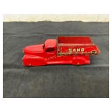 Red Pressed Steel Toy Dump Truck