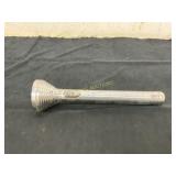 Metal Flashlight with Ribbed Handle