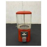 Vintage Northwestern Red Coin-Operated Candy Machi