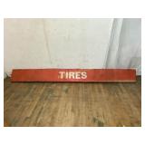 Red Wooden Tires