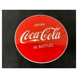 Coca-Cola Porcelain Advertising Sign