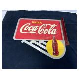 Metal Coca-Cola Flange Sign