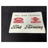 Ford Farming Metal Sign with Graphics