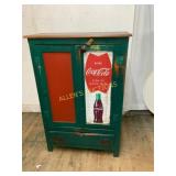 Cabinet With Coca-Cola Panel