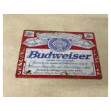 Metal Budweiser Sign