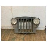 Vintage Steel Front Grille with Headlights