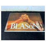 Blasón Advertising Poster with Hands Imagery