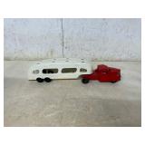 White Plastic Toy RV Camper Body