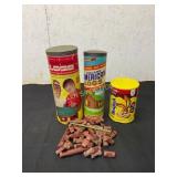 Halsam and Nesquik Wooden Logs and Containers