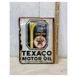Double-Sided Texaco Porcelain Sign