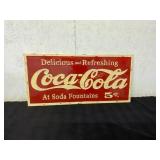 Coca-Cola Advertising Tin Sign