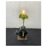 Electric Lamp with Industrial Components