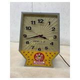 Red Devil Clock with Plastic Face
