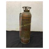 Copper and Brass Fire Extinguisher with Hose