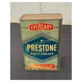Eveready Prestone One-Gallon Anti-Freeze Tin
