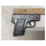 Die-Cast Metal Toy Pistol with Embossed Design