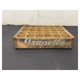 Grapette Wooden Soda Crate with Divided Compartmen