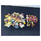 Matchbooks, Pins, and Bottle Caps