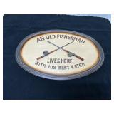 Fisherman-Themed Wall Plaque