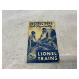 1940s Lionel Trains Instruction Booklet