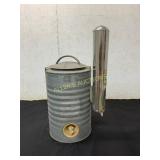 Standard 5-Gallon Galvanized Metal Water Cooler