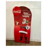 Coca-Cola Cardboard Santa Display
