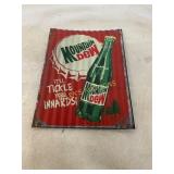 Mountain Dew Tin Sign
