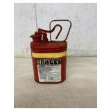 Red Metal Target Safety Gasoline Can