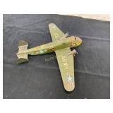 Metal Model U.S. Army Airplane with Props