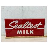 Sealtest Milk Embossed Sign