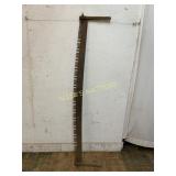 Antique Wood and Metal Sawmill Blade