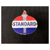Standard Gasoline Porcelain Advertising Sign