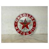 Round Texaco Gasoline Sign
