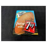 7Up Advertising Tin Sign with Football Design