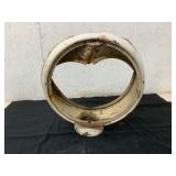 Vintage Metal Headlight Housing
