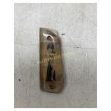 Plastic Knife Handle with Embedded Image of Woman