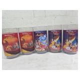 Five Disney Collector Cups