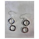 .925 Sterling Silver Dangle Earrings