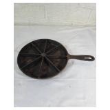 Cast Iron Cornbread Skillet with Divided Sections
