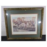 Signed and Framed Equestrian Wall Art