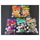 5 NASCAR Authentics Diecast Cars
