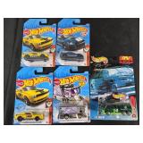 5 Hot Wheels Diecast Cars in Blister Packs
