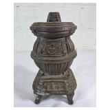 Cast Iron Miniature Stove Coin Bank