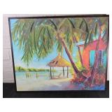 Signed Framed Oil Painting on Canvas